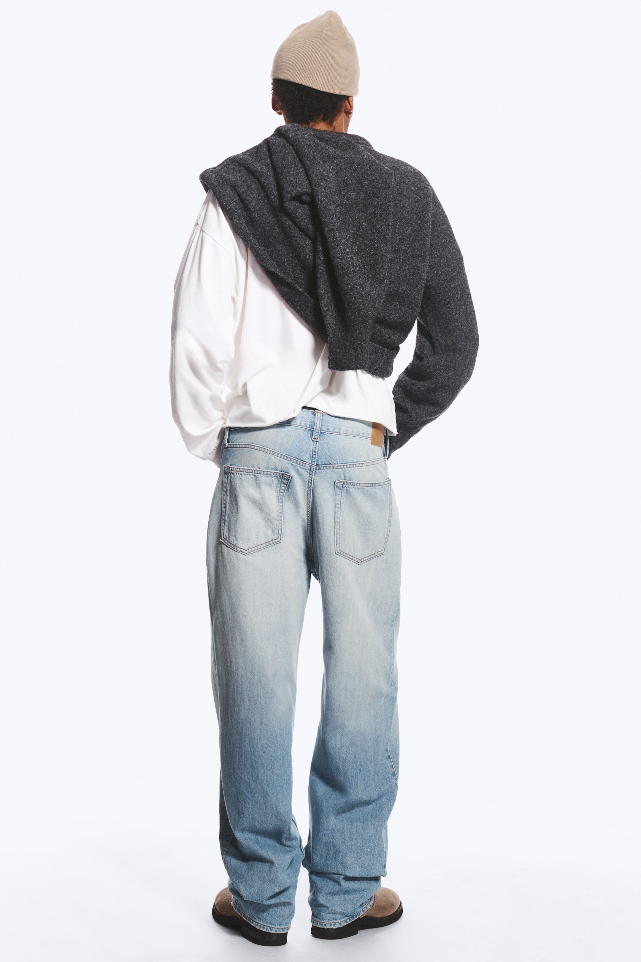Kimberley Blue - Hellblau - Galaxy Mid Waist Loose Straight Jeans - 6