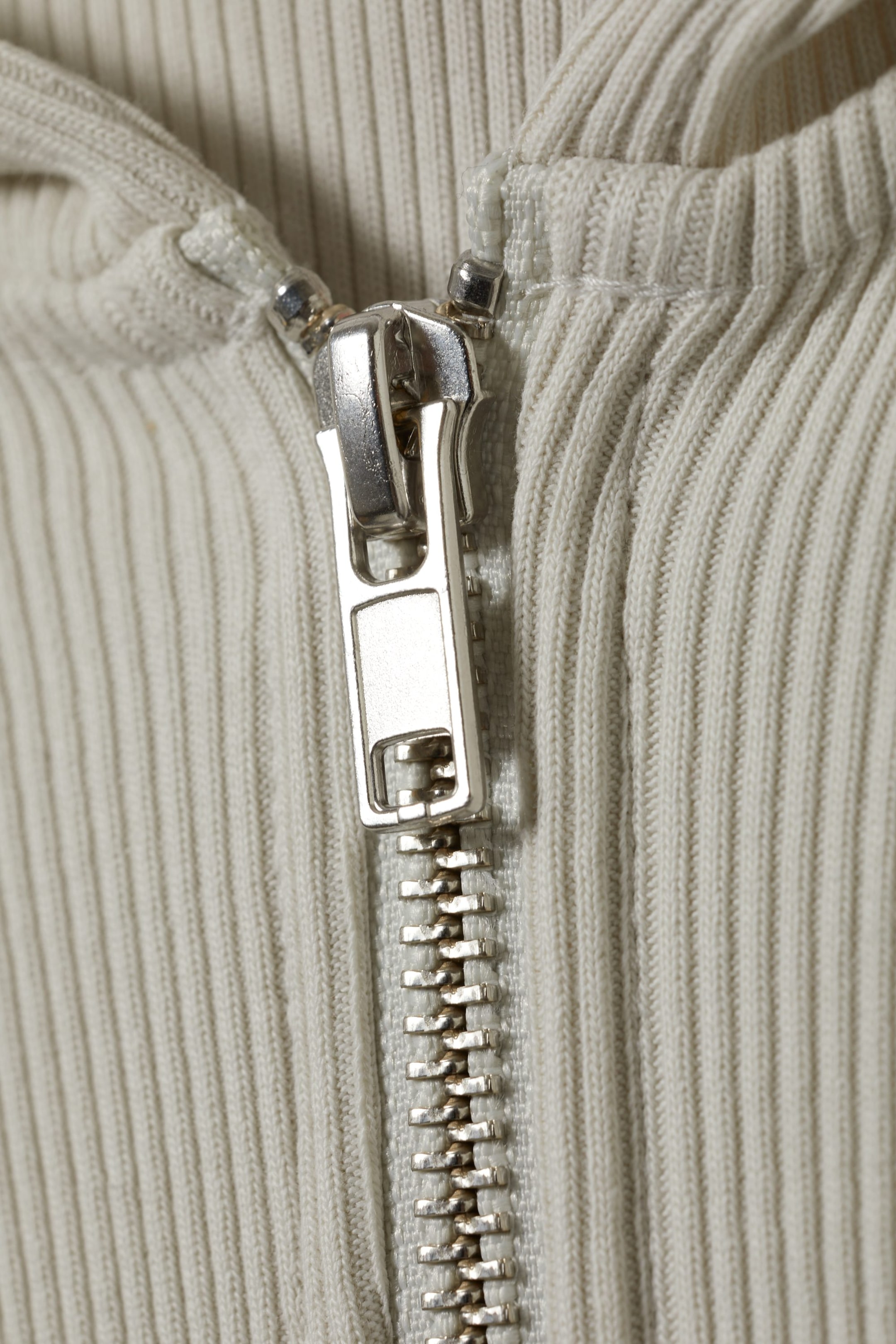 Off-white - Cut Tight Zip Hoodie - 1