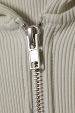 Off-white - Cut Tight Zip Hoodie - 1