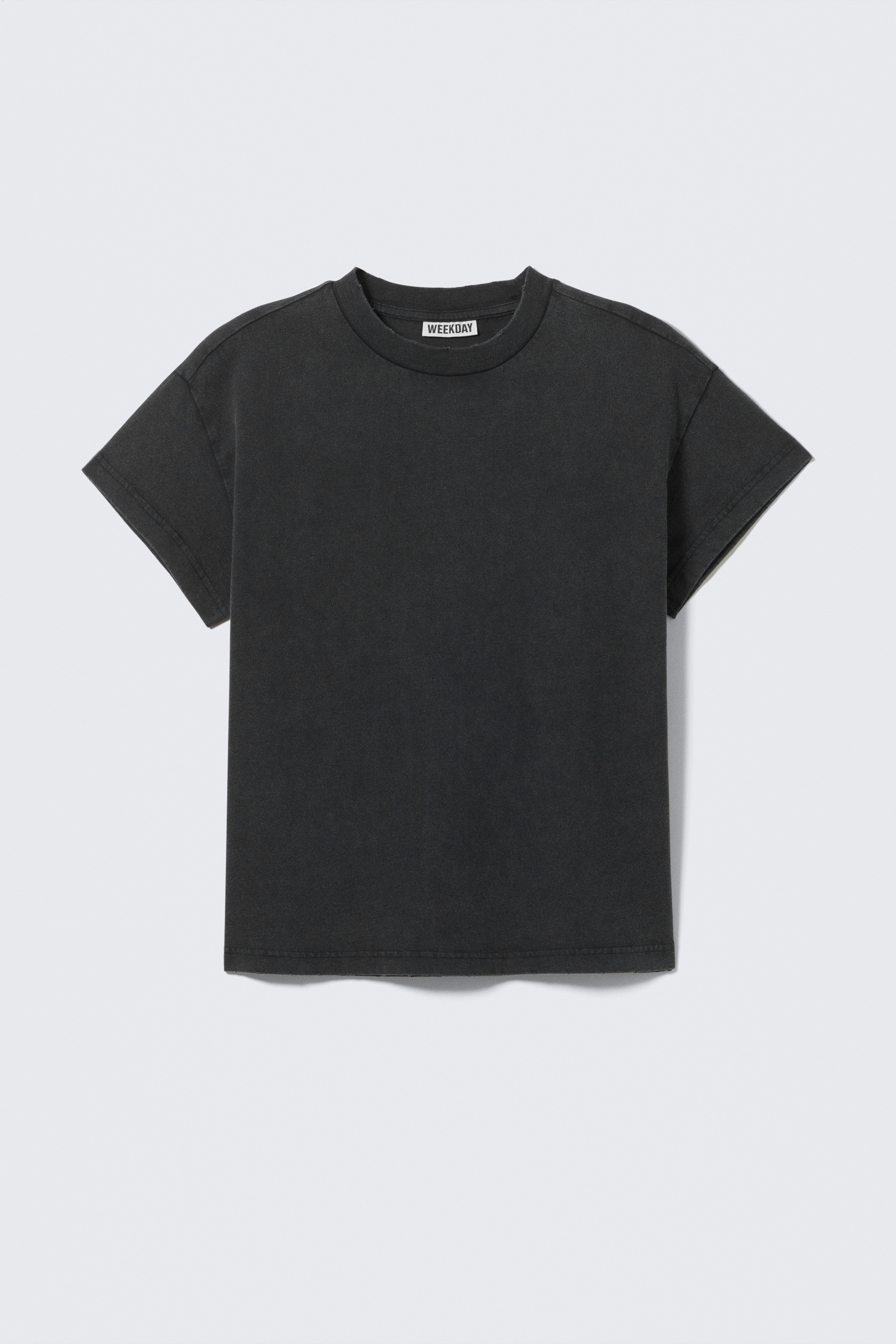 Größeres Bild ansehen: Boxy T-Shirt aus Baumwolle mit Flügelärmeln - Schwarz - Men | H&M DE 4