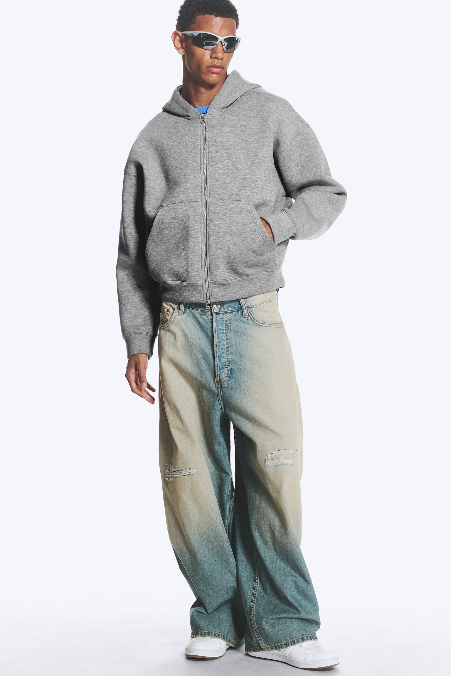 Simon Scuba Zip Hoodie - Grey Melange/Black/Világosszürke melange/Sötétzöld/Dark Brown/Világos Poros Khaki Zöld/Dark Blue - 1