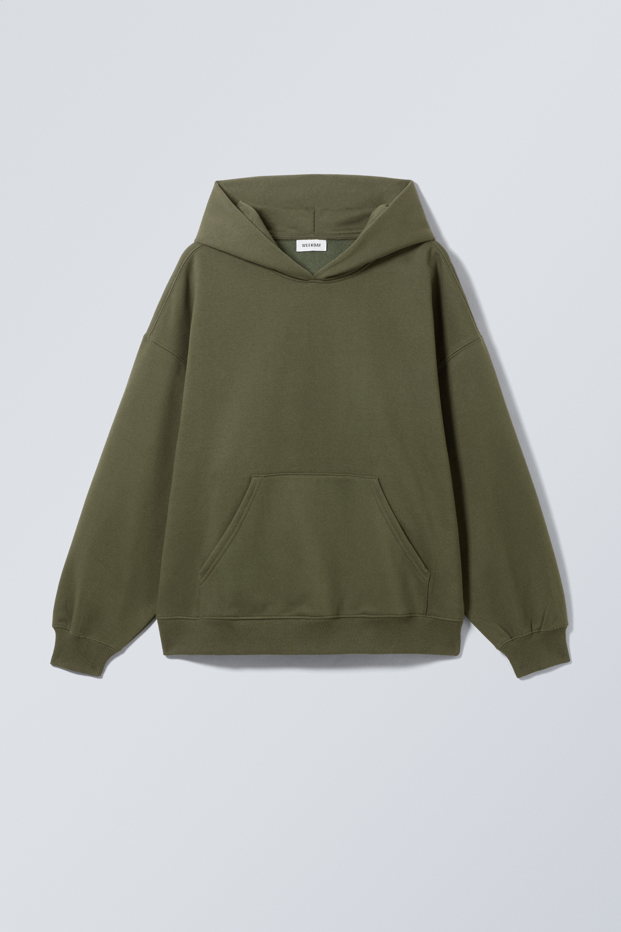 Ingrandisci l'immagine: Oversized Heavyweight Hoodie - Dark Khaki Green - DONNA | H&M CH 1
