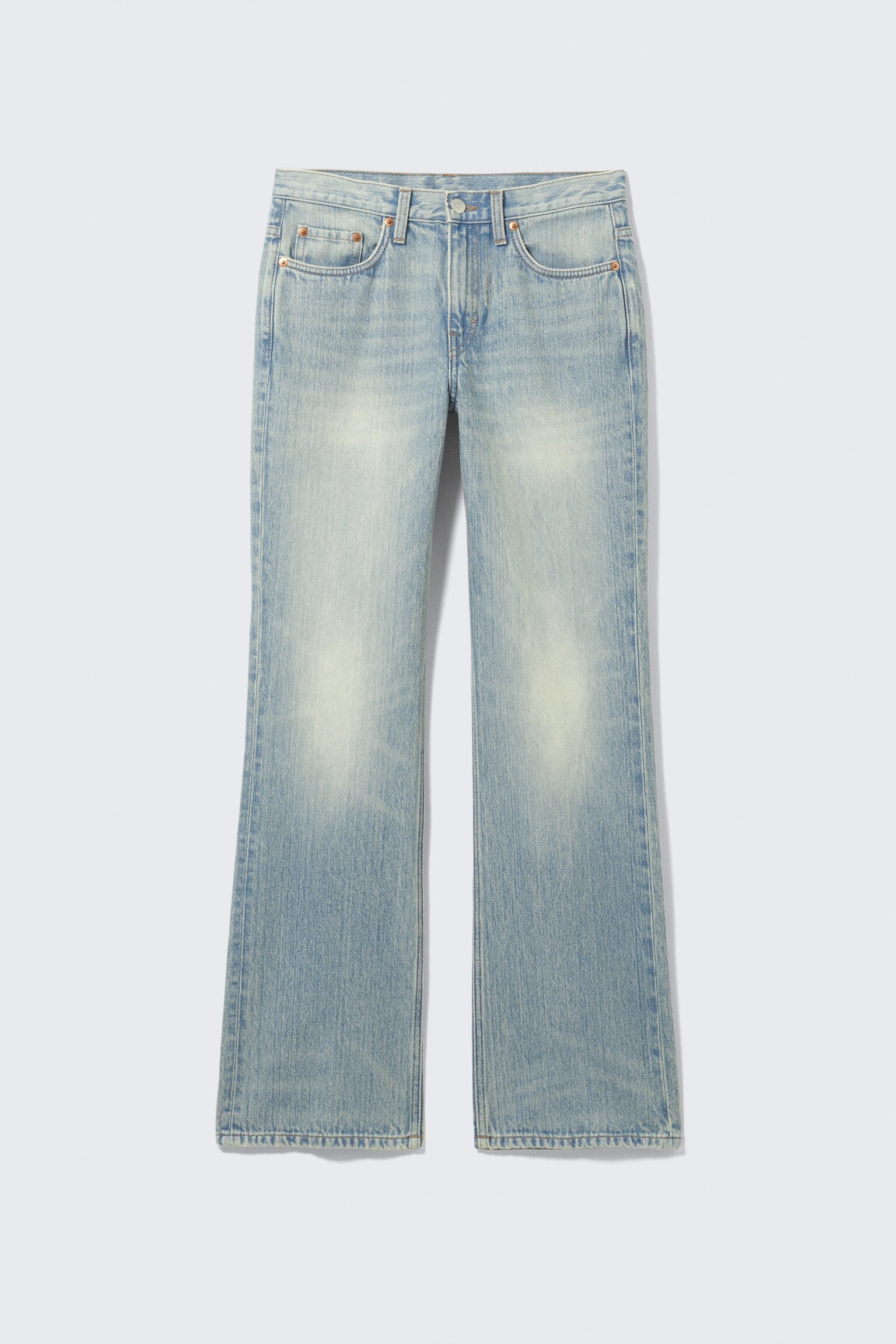 Jean bootcut standard taille mi-haute Moon - Aeon Blue – Bleu clair/Seventeen Blue - Bleu moyen/Tuned Black – Noir/Deep Cyan - Bleu moyen - 2