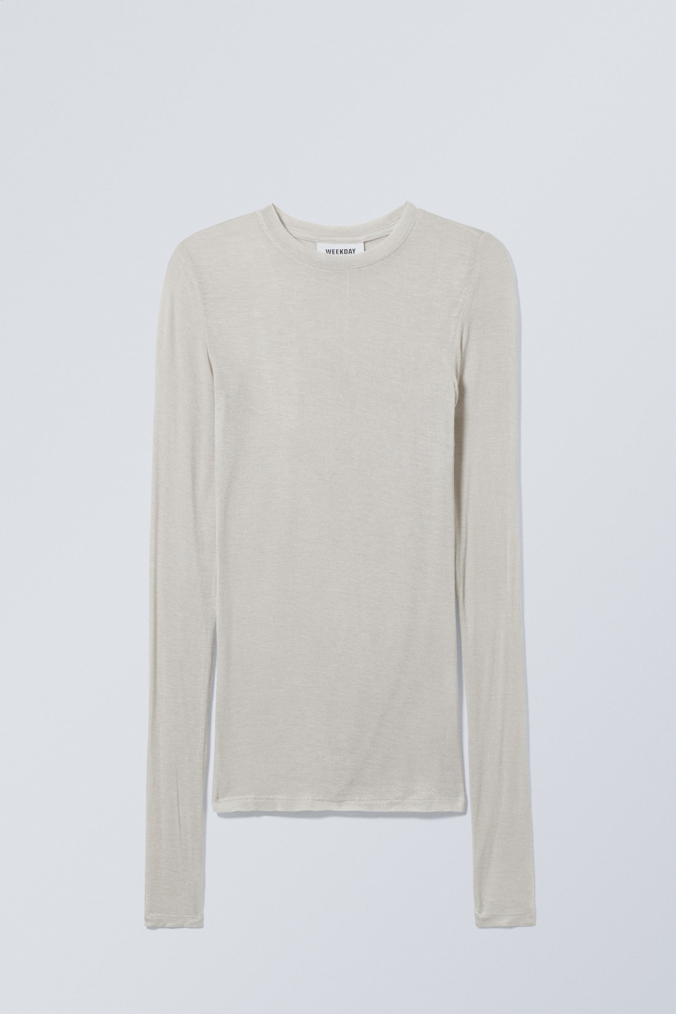 Light Mole - Soft Sheer Long Sleeve Top - 0