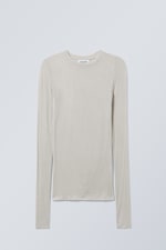 Light Mole - Soft Sheer Long Sleeve Top - 0