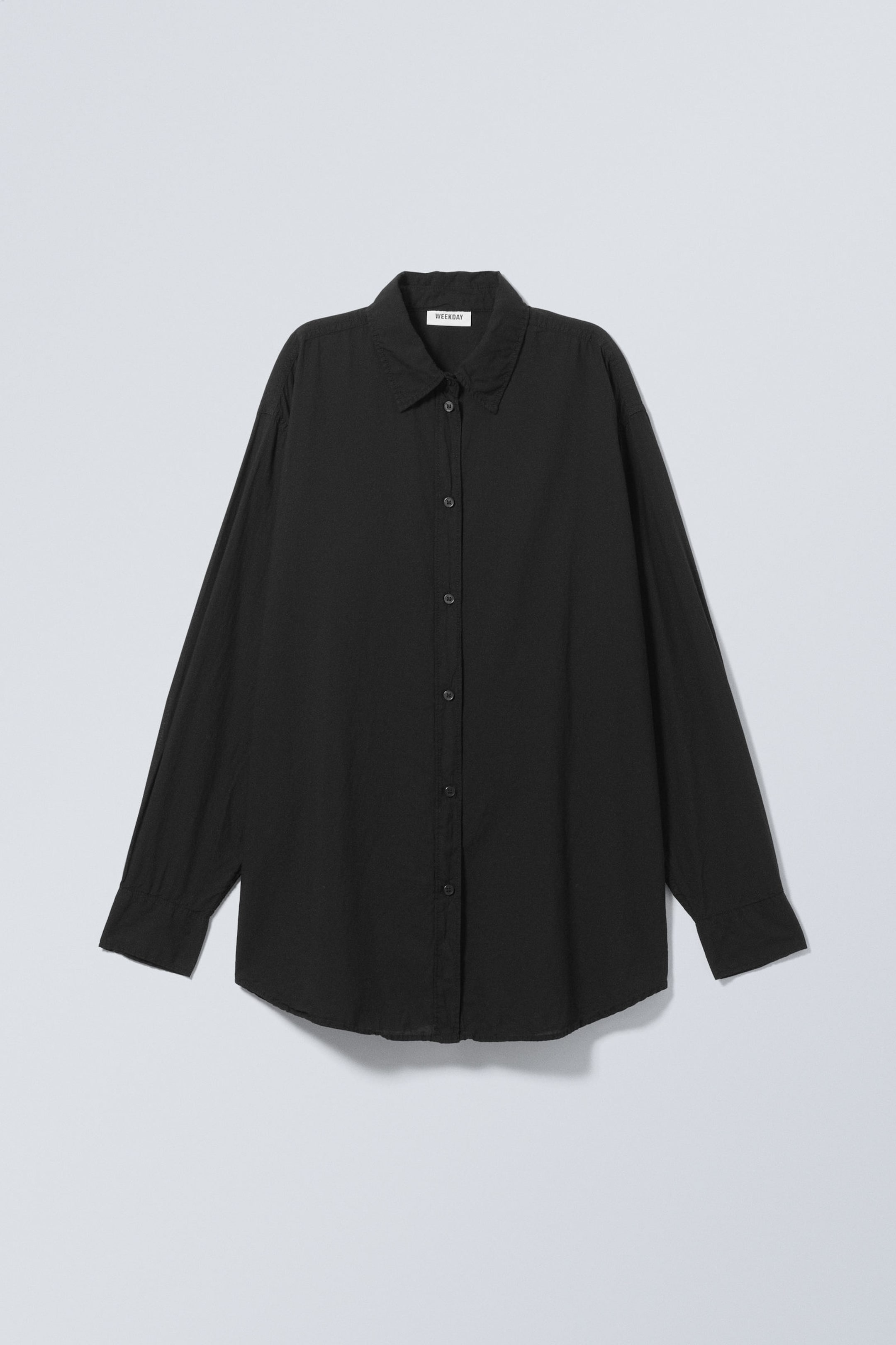 Black - Jody Cotton Voile Shirt - 0