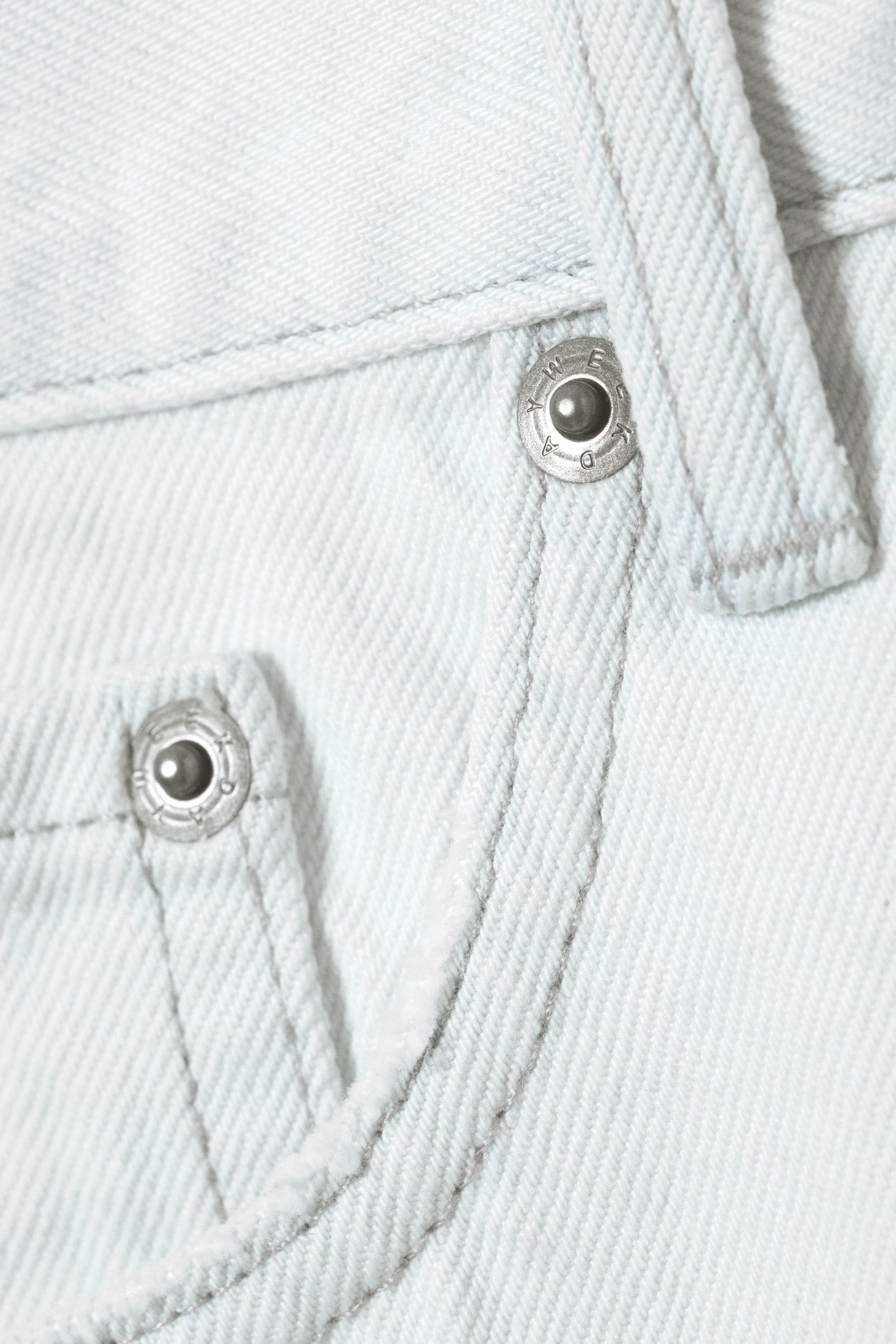 Ice Blue - Light Blue - Galaxy Loose Straight Leg Jeans - 6