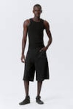 Black - Astro Loose Baggy Linen-Blend Shorts - 3