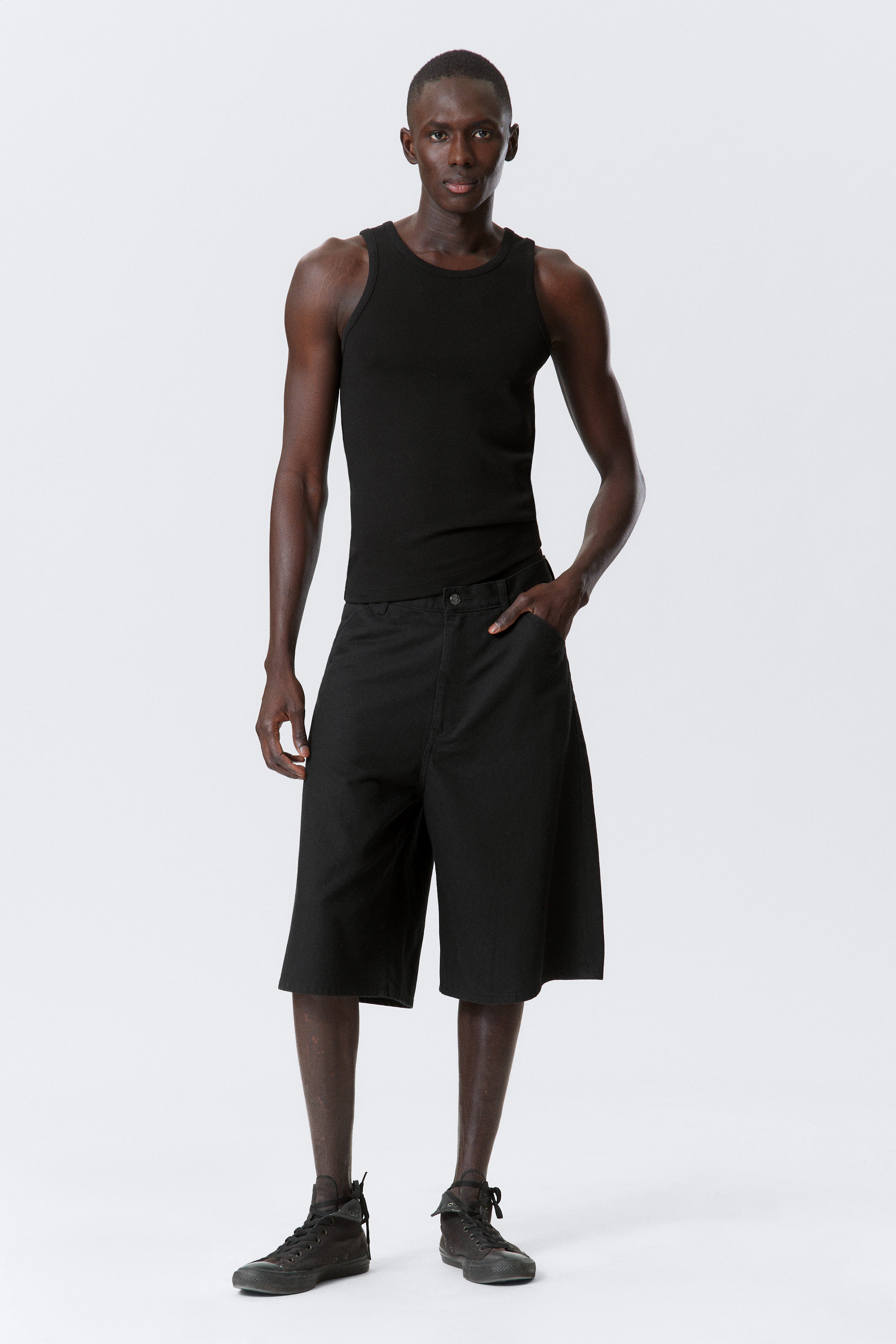 Black - Astro Loose Baggy Linen-Blend Shorts - 3