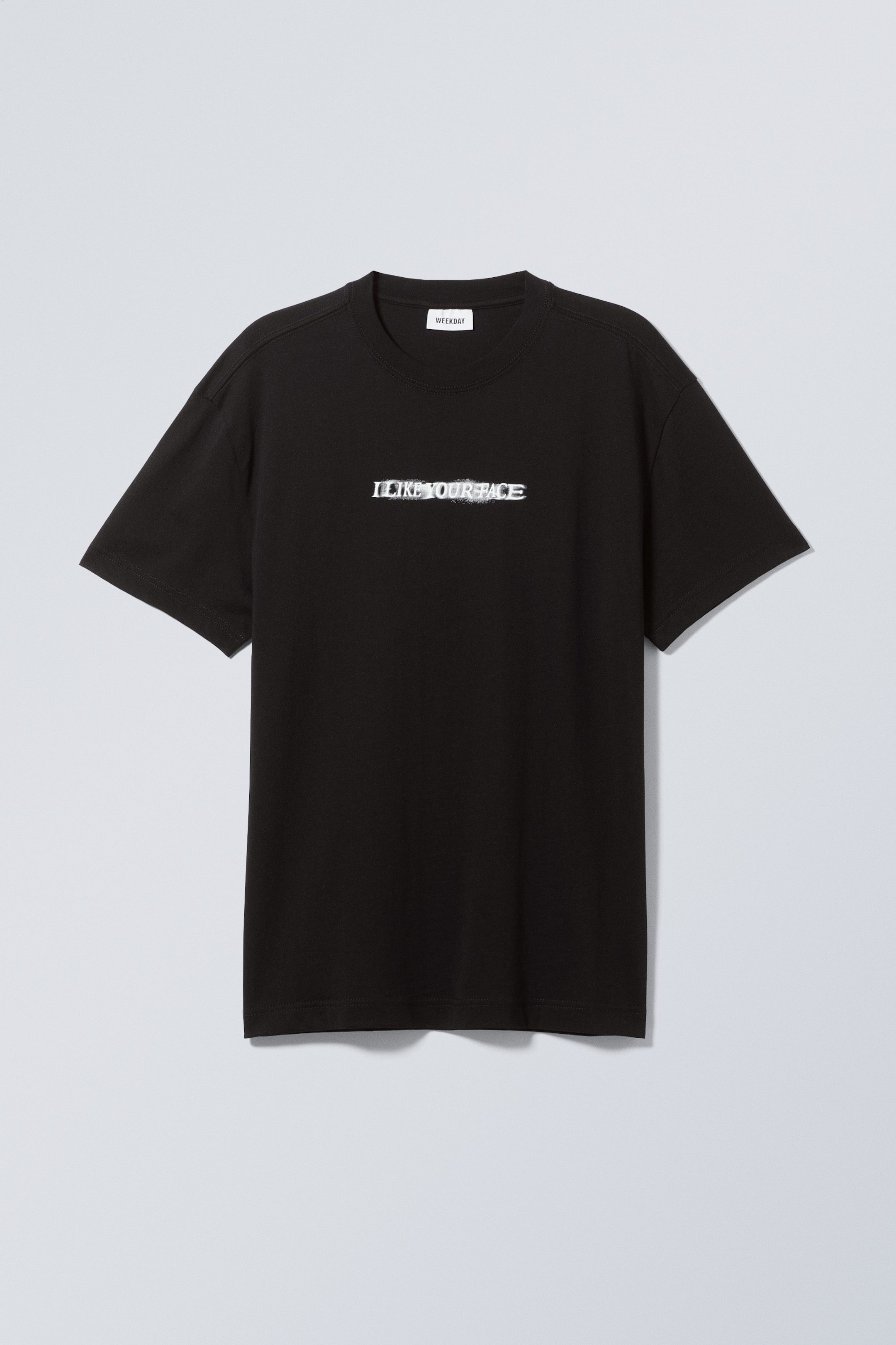 I Like Your Face - Oversized T-shirt met grafische print - 0