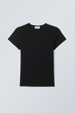 Zwart - Conan nauwsluitend T-shirt - 0