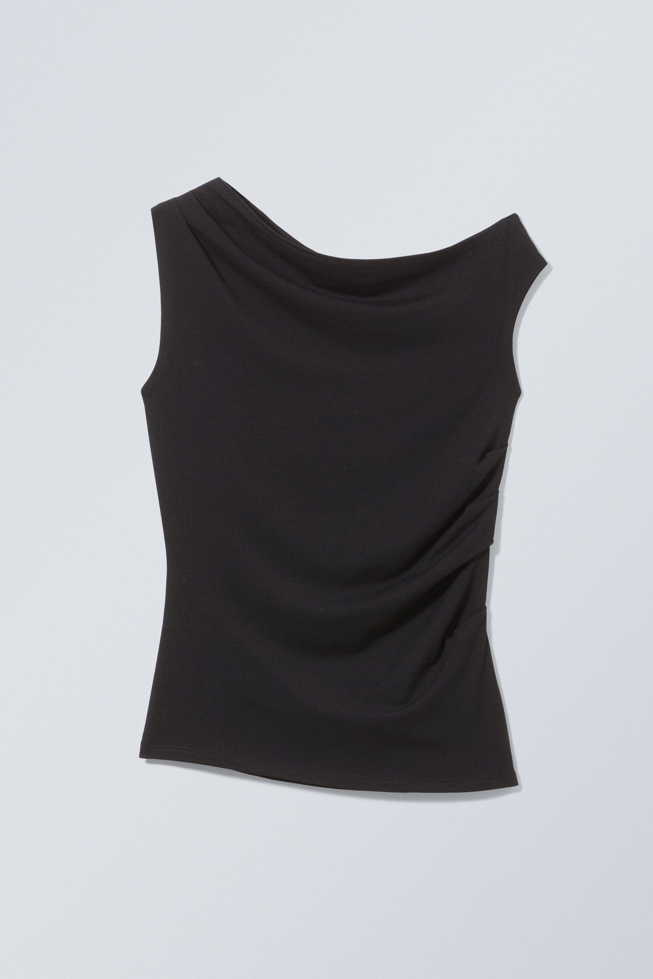 Svart - Hera Draperad Topp - 1