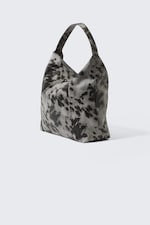 Black & White - Cow Print - Square Cow Shoulder Bag - 4