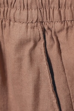 Marron clair - Short en lin Olsen - 1