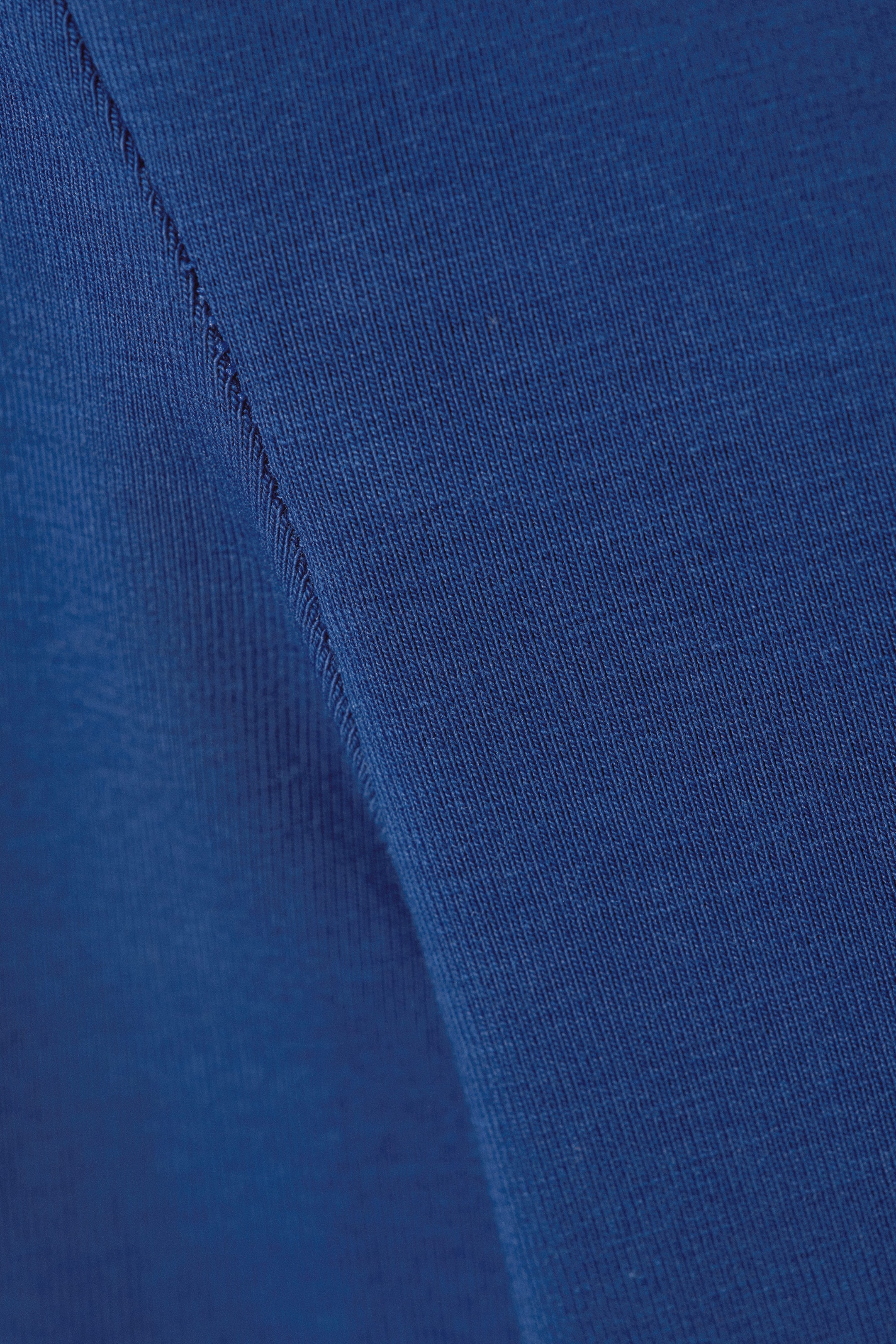 Blau - Schmales Langarmtop - 1