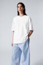White - Oversized T-shirt - 0