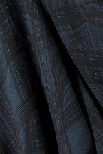 Blue Check - Paige Check Long Skirt - 1