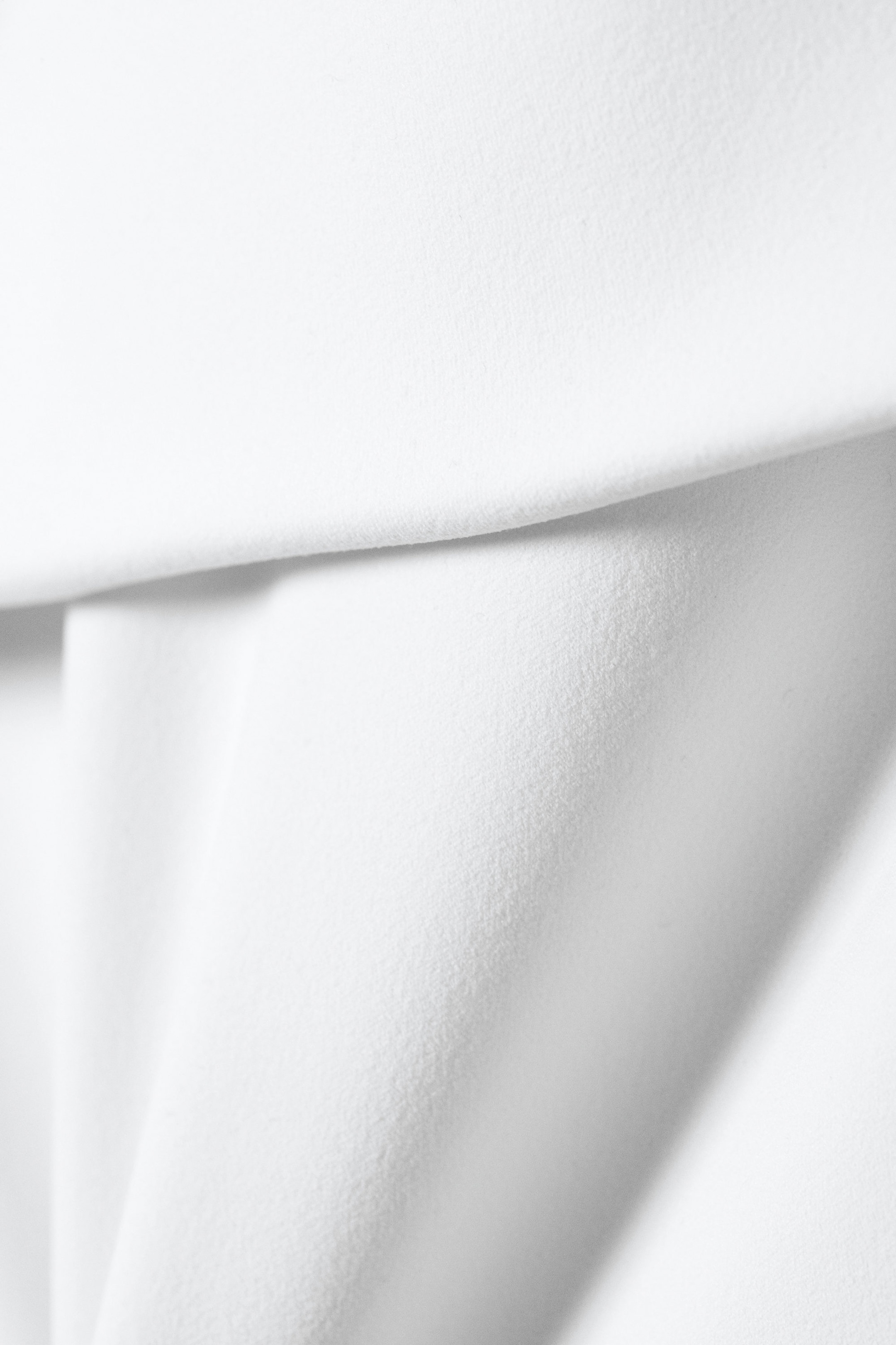 White - Folded Waist Flared Yoga Tights - 7