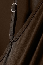 Marron foncé - Maillot de bain à encolure carrée - 5