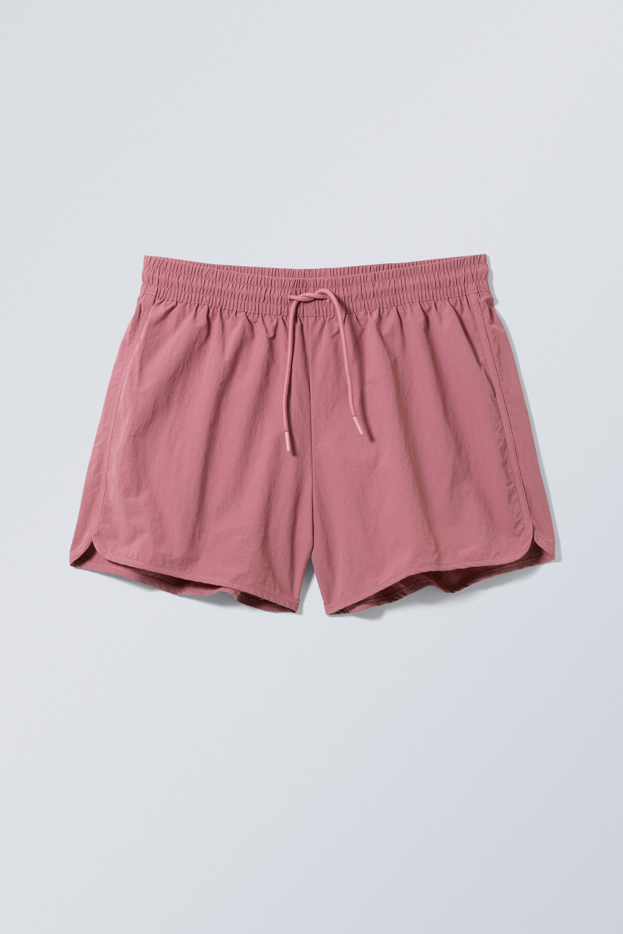 Altrosa - Strukturierte, mittellange Badeshorts - 0