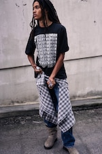 Black - Whitney printed tee - 0