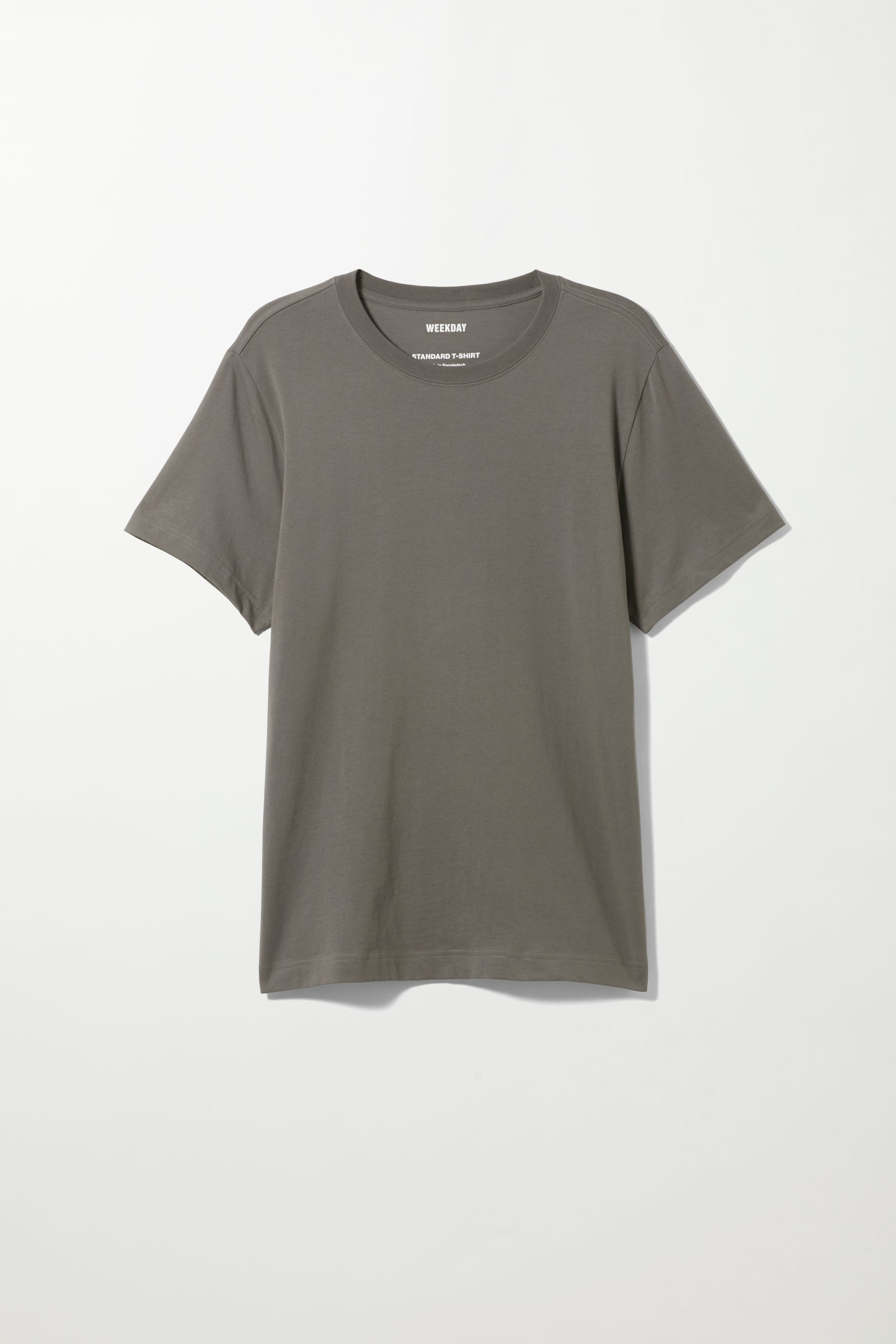 Khaki - Mittelschweres Standard-T-Shirt - 0