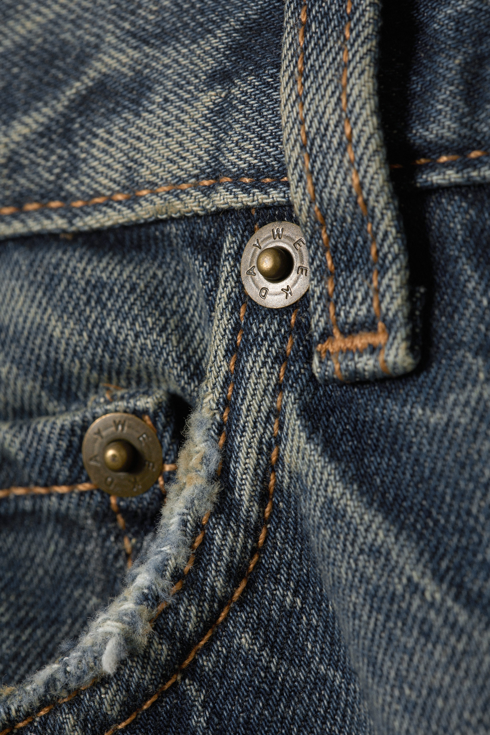 Tuscon Blue - Mellanblå - Dynasty Low Waist Loose Wide Leg Jeans - 3