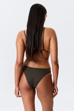 Marron foncé - Bas de bikini taille basse - 2