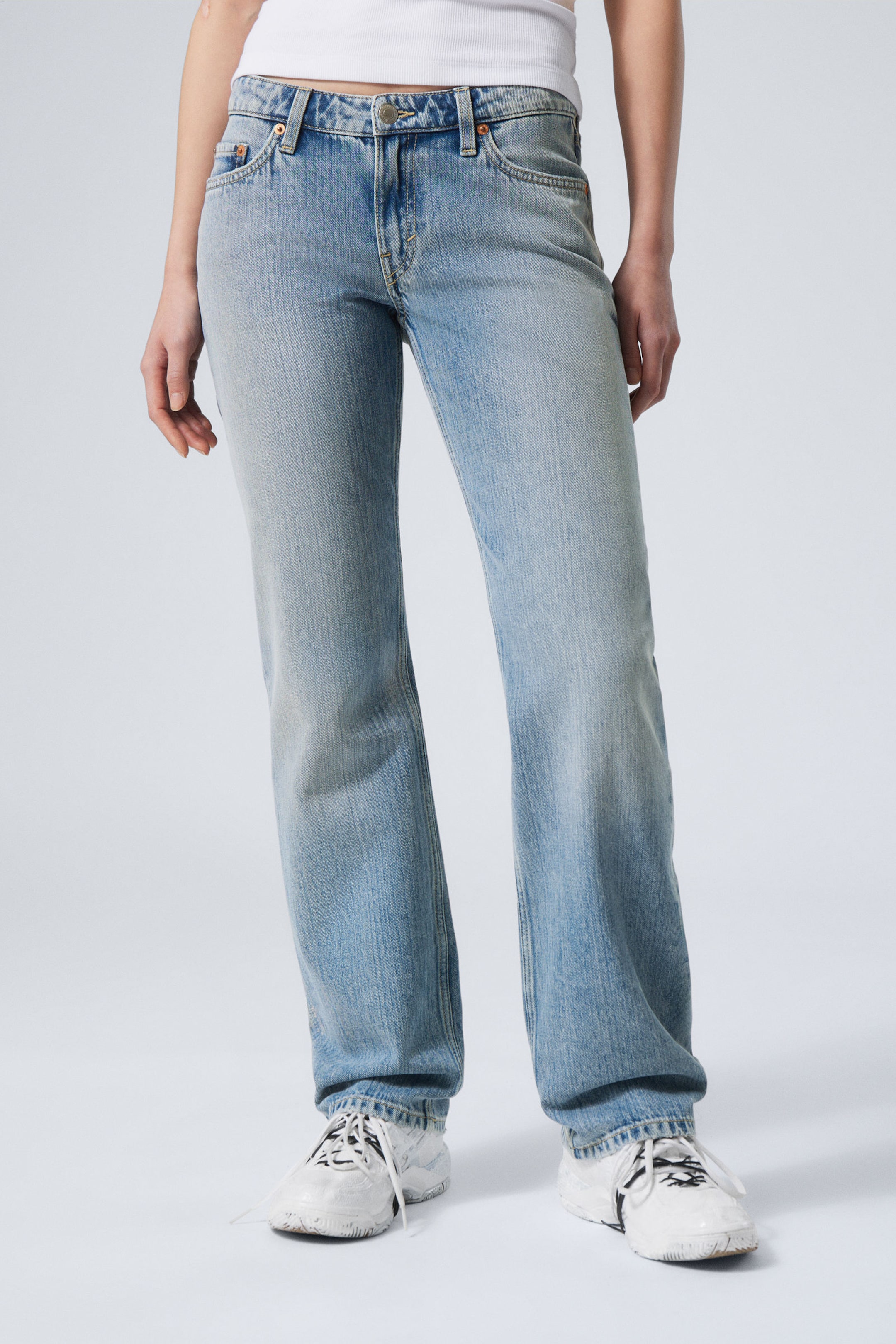 #79829D - Arrow Low Rise Regular Straight Leg Jeans - 2