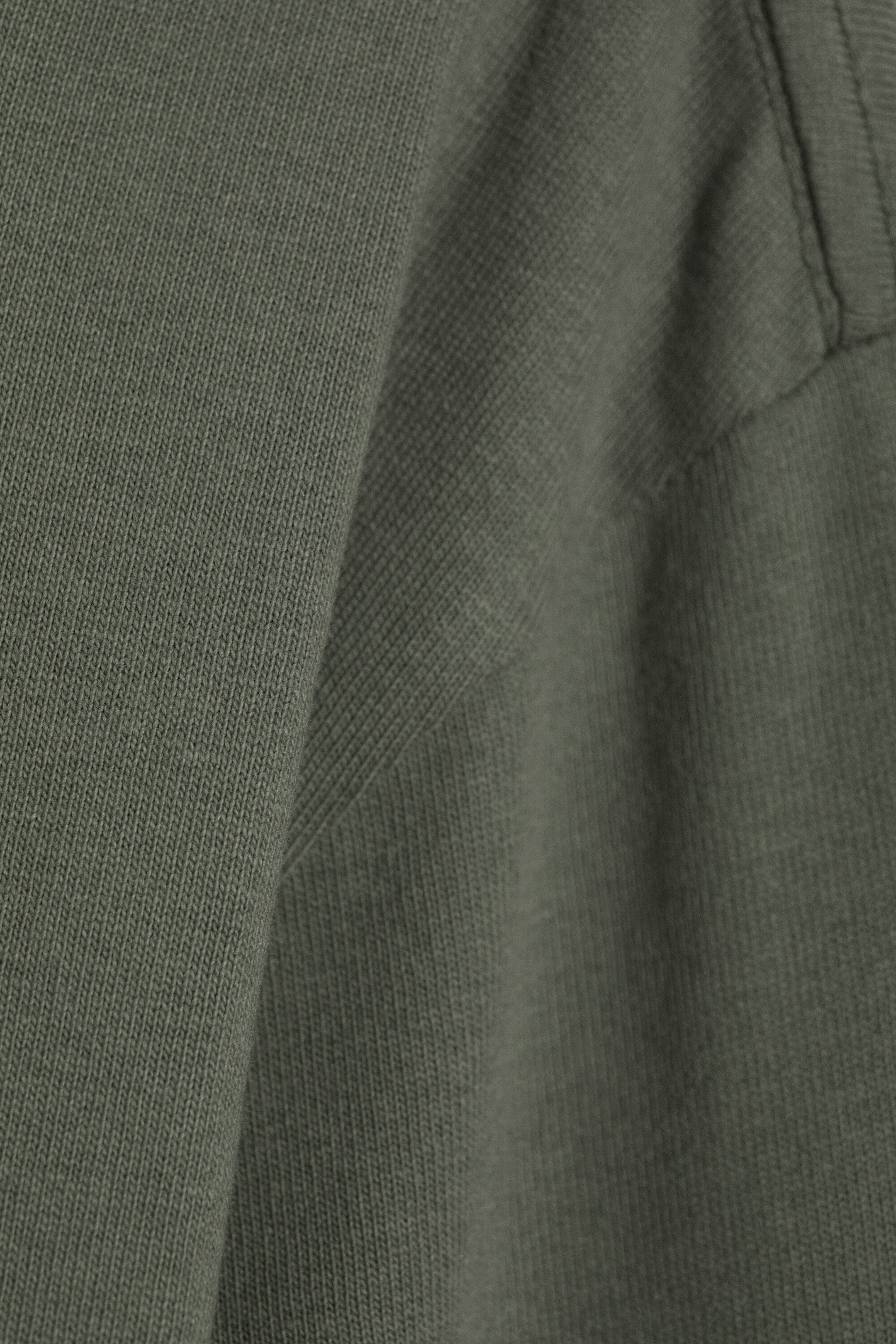 Staubiges Khakigrün - Longsleeve mit lockerer Passform - 5