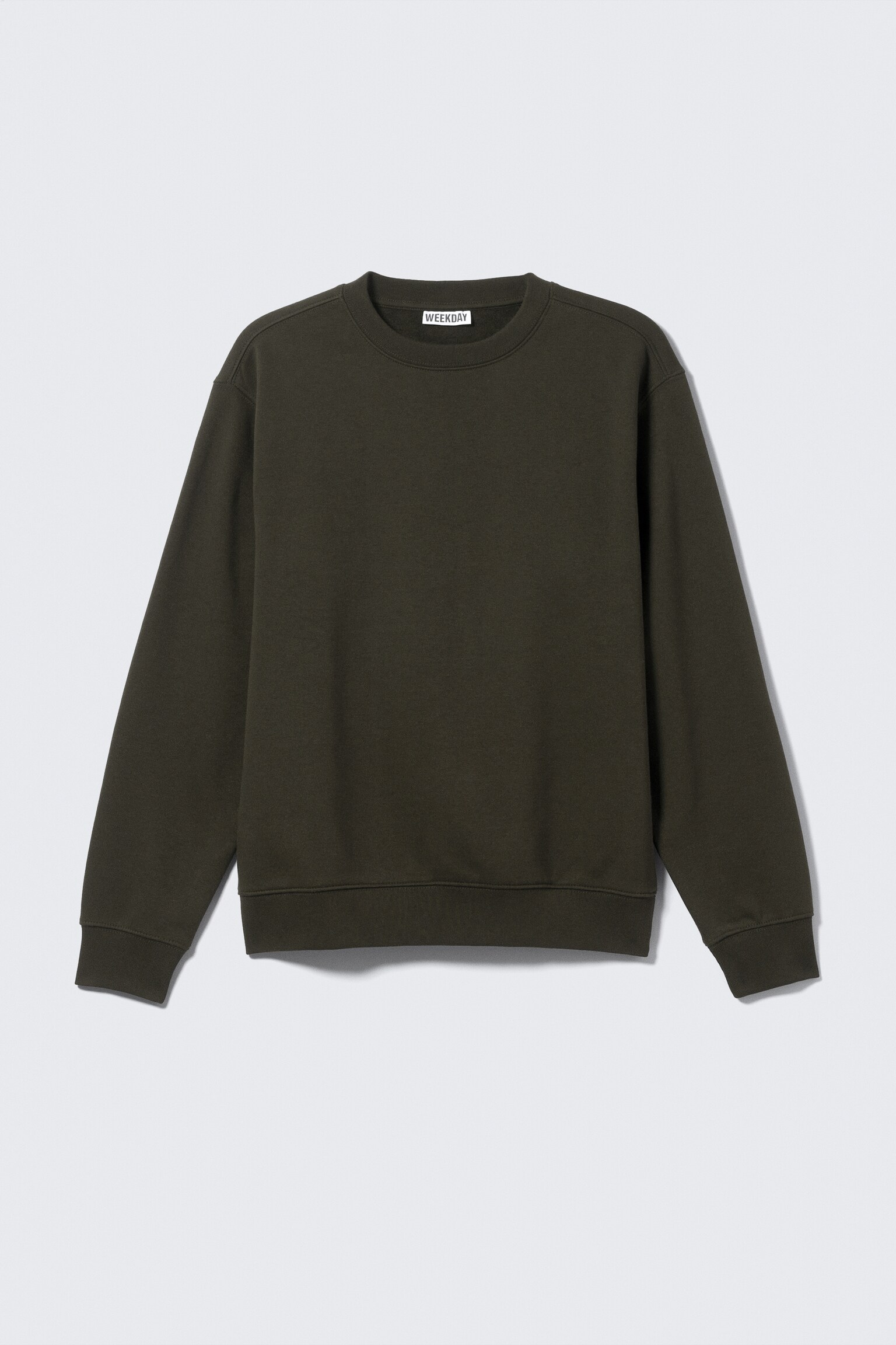 Klassisches Sweatshirt - Dunkelgrün/Grau meliert/Schwarz/Marineblau/Burgunderrot/Dunkelblau - 1