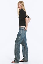 Second Blue – Medium Blue - Arrow normal jeans med lavt liv og rette ben - 2