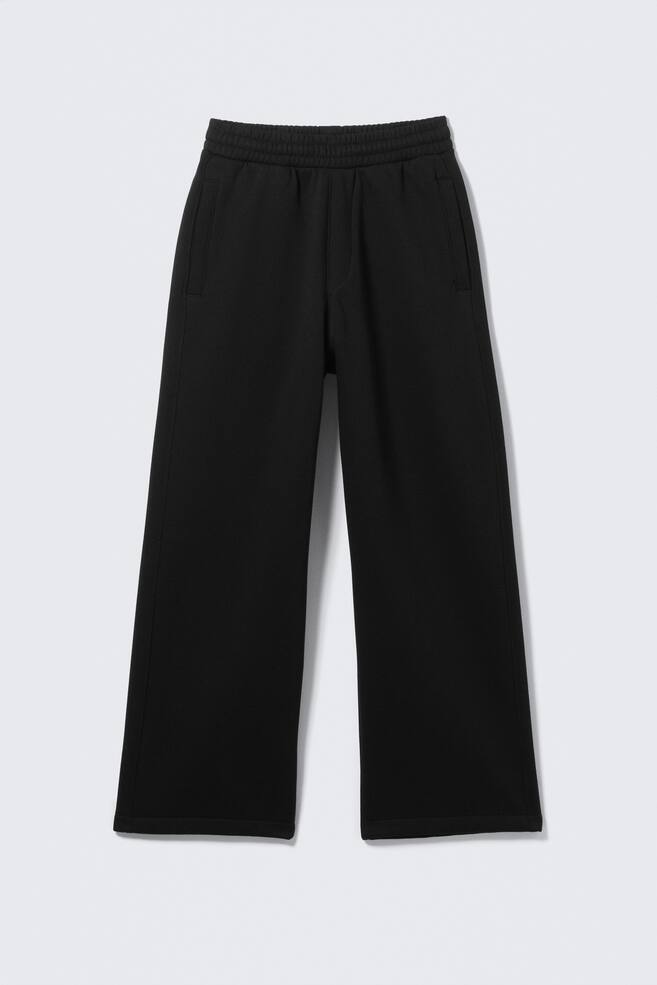 Loose Sweatpants - Black/Light Grey - 1