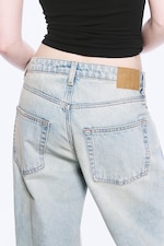 Broken Blue - Light Blue - Missy Low Rise Loose Straight Leg Jeans - 4