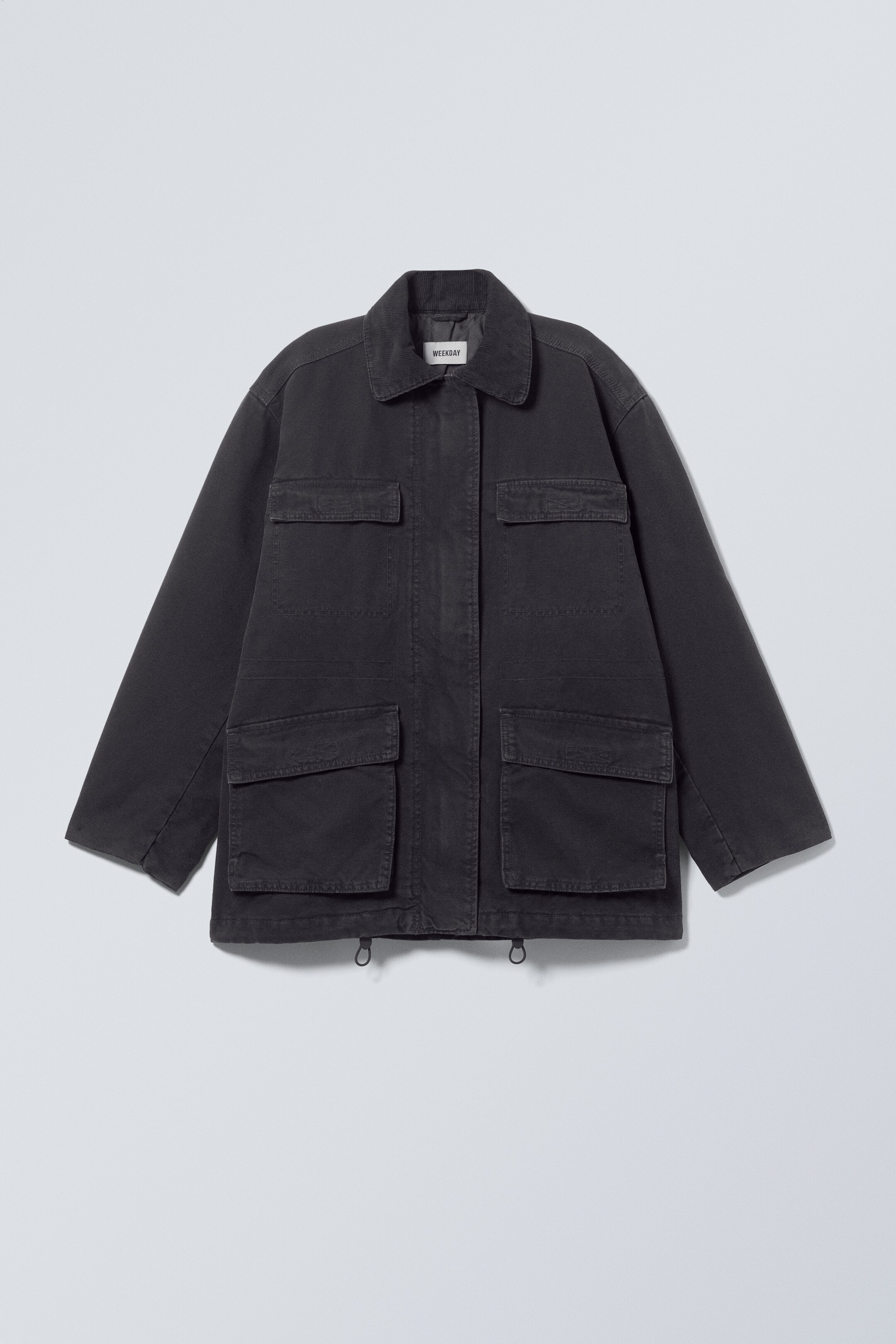 Größeres Bild ansehen: Luca Parka im Washed-Look - Verwaschenes Schwarz - Ladies | H&M DE 1