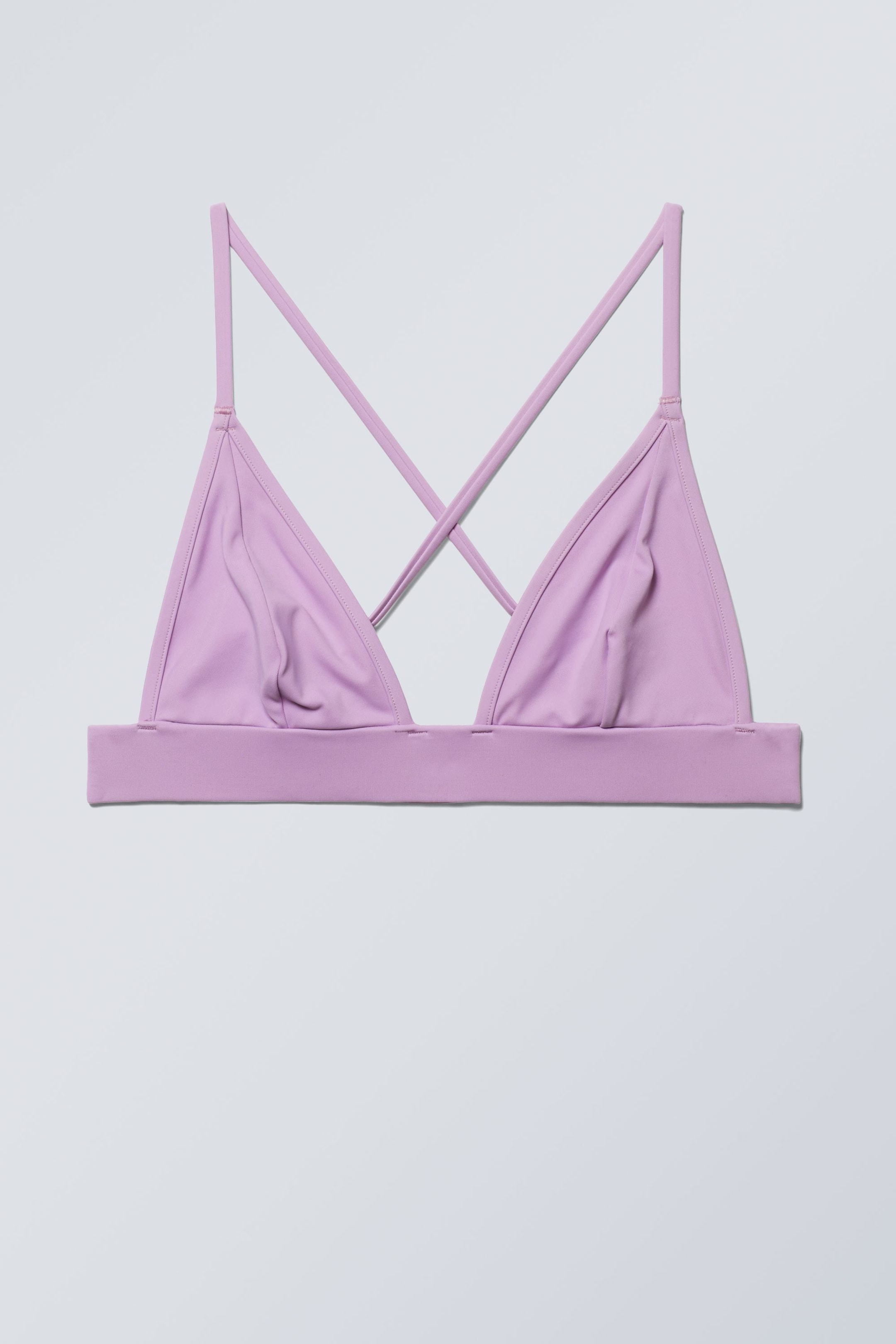 Lavendel - Überkreuztes Bikinitop PENNY - 0