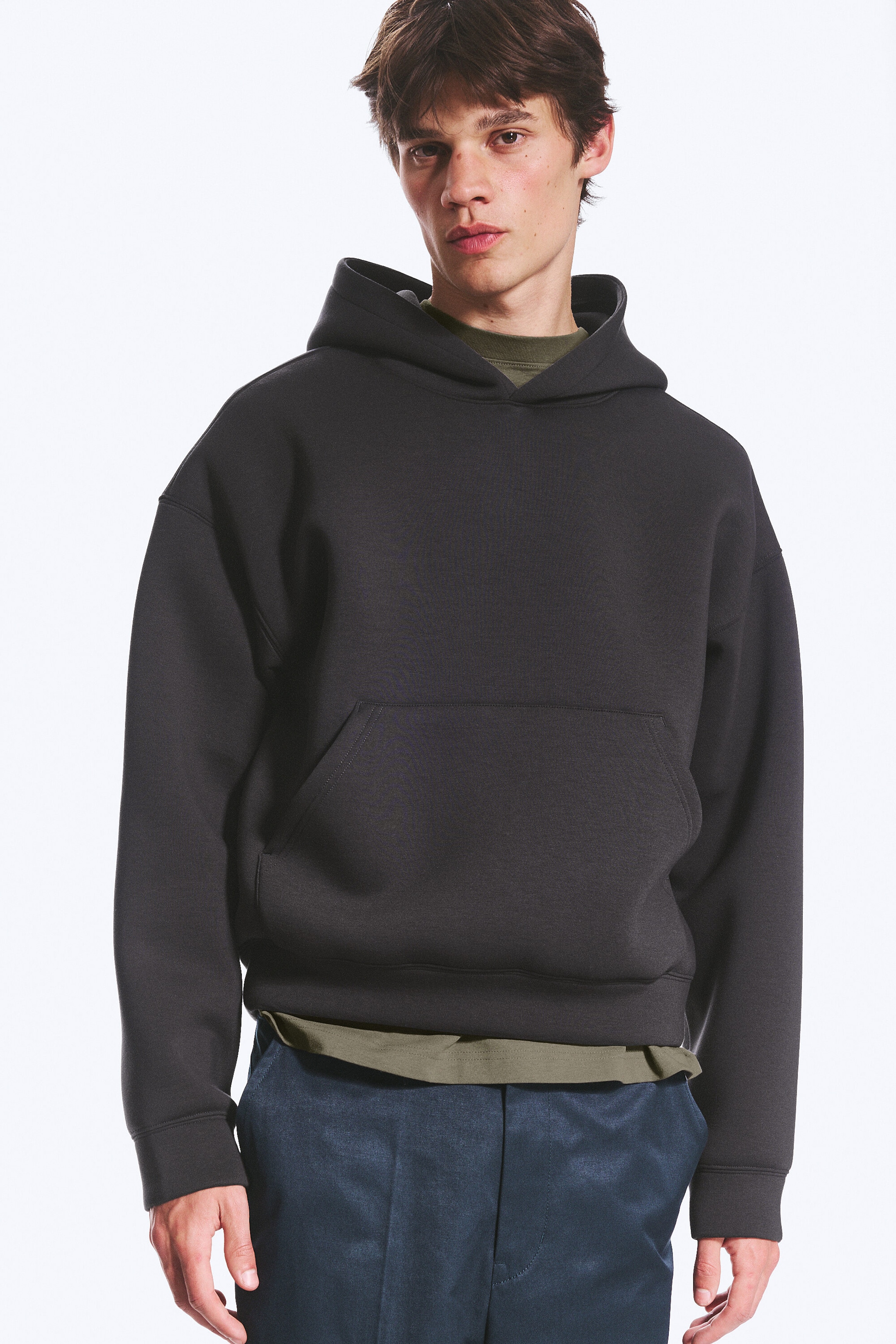 Dunkelgrau - Simon – Scuba-Hoodie - 1