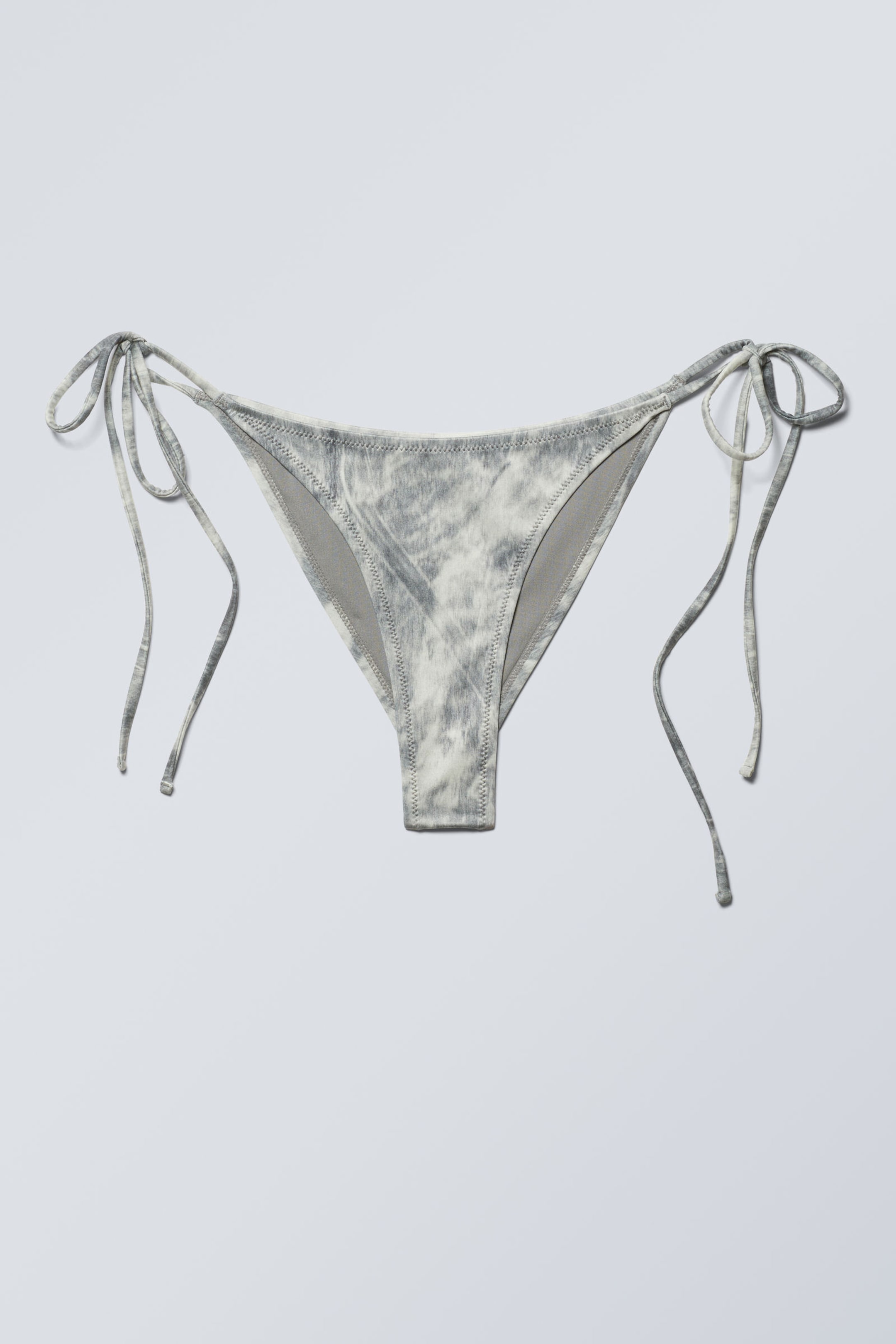 Mole Abstract Print - Strappy Printed Bikini Bottoms - 0
