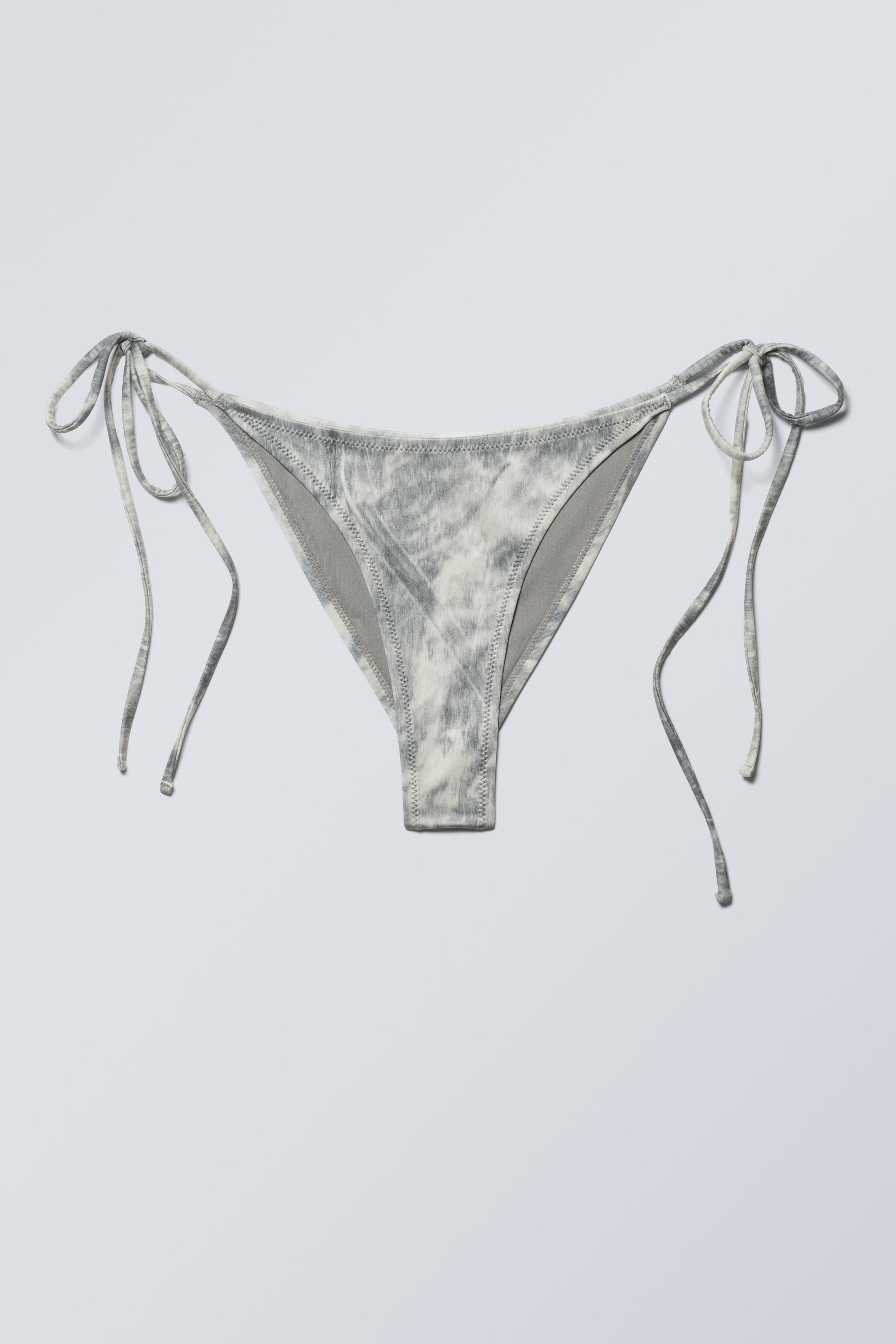 Mole Abstract Print - Strappy Printed Bikini Bottoms