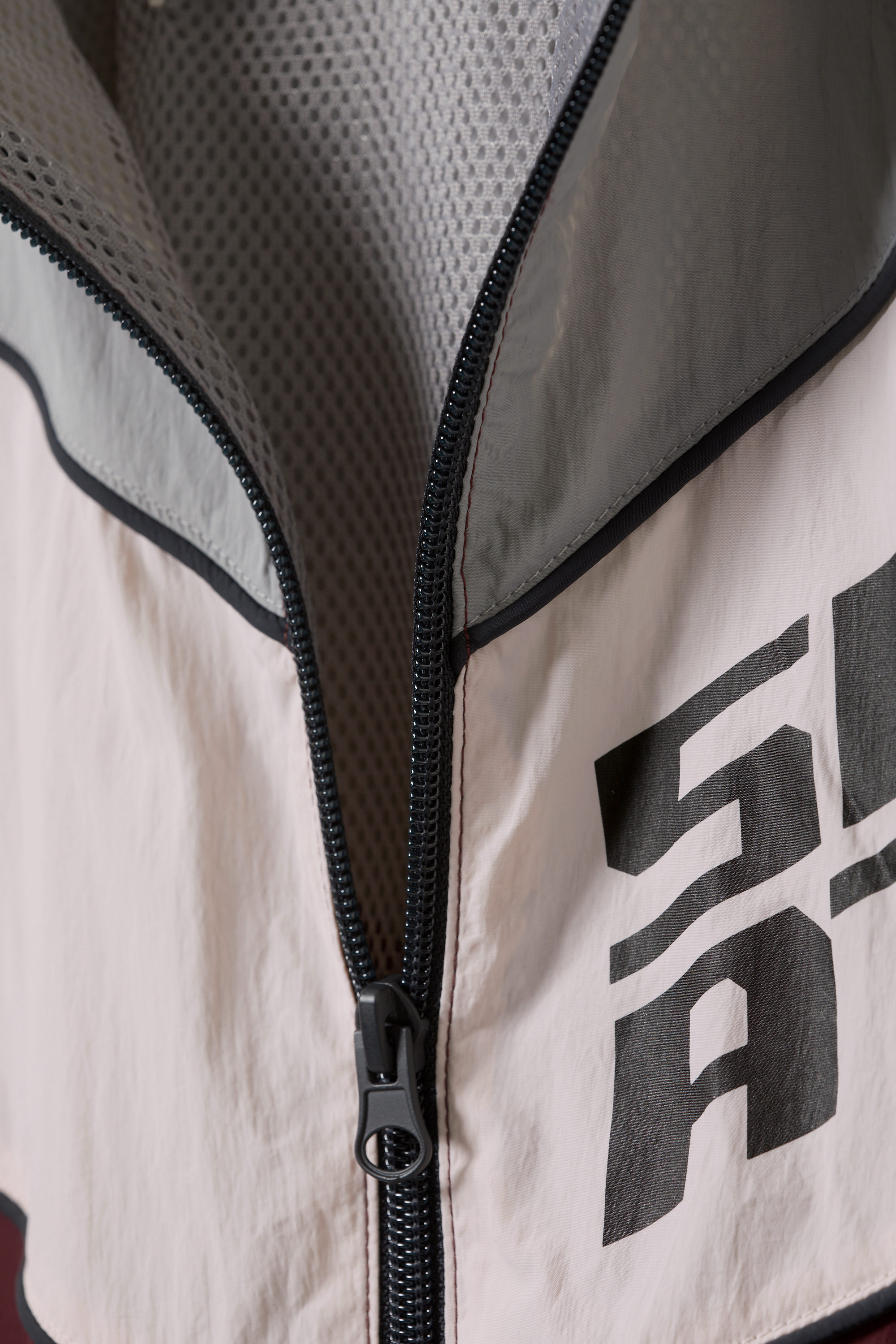 Grey/Pink/Red - Graphic Colourblock Track Jacket - 4