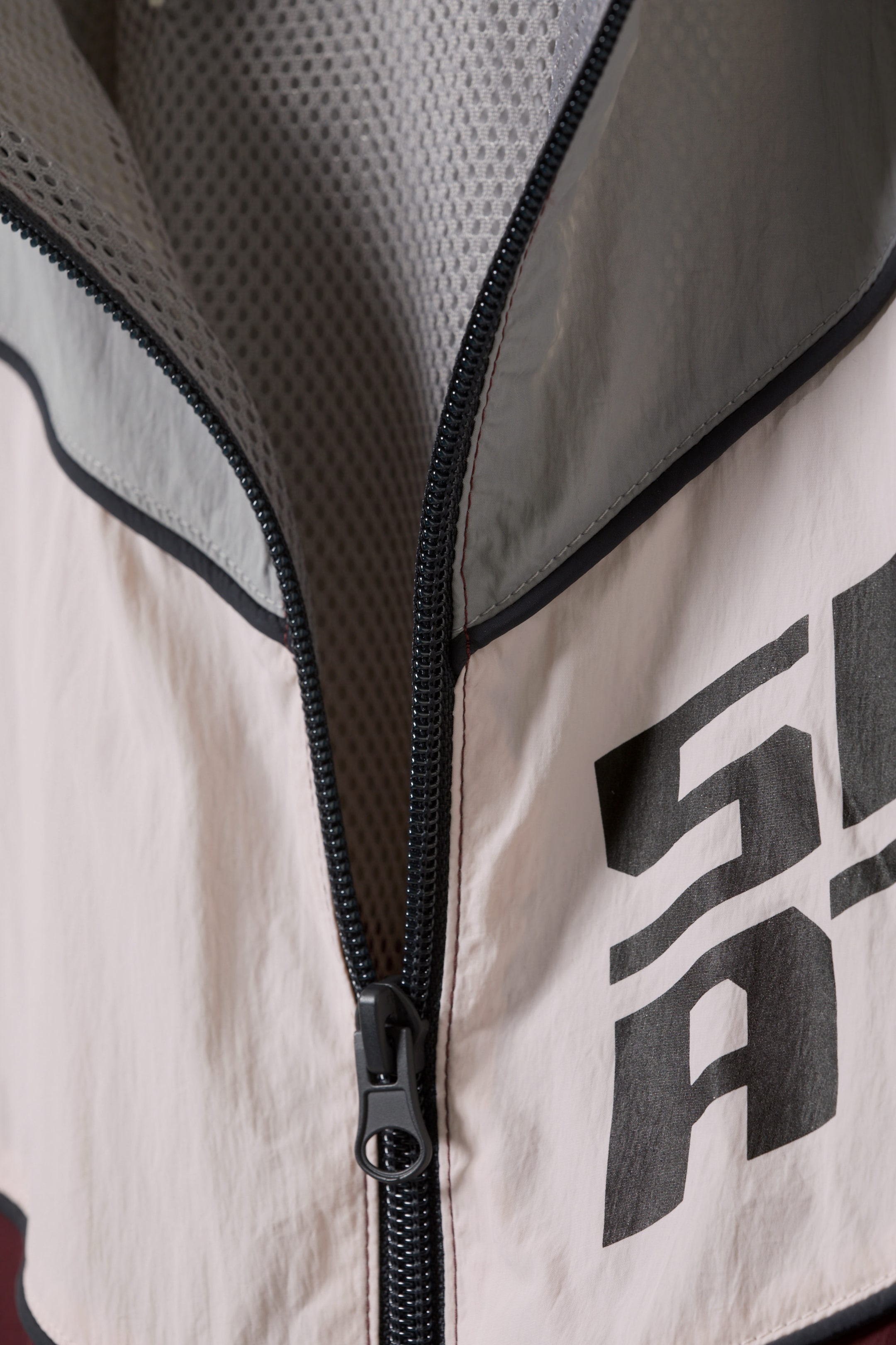 Grey/Pink/Red - Graphic Colourblock Track Jacket - 2