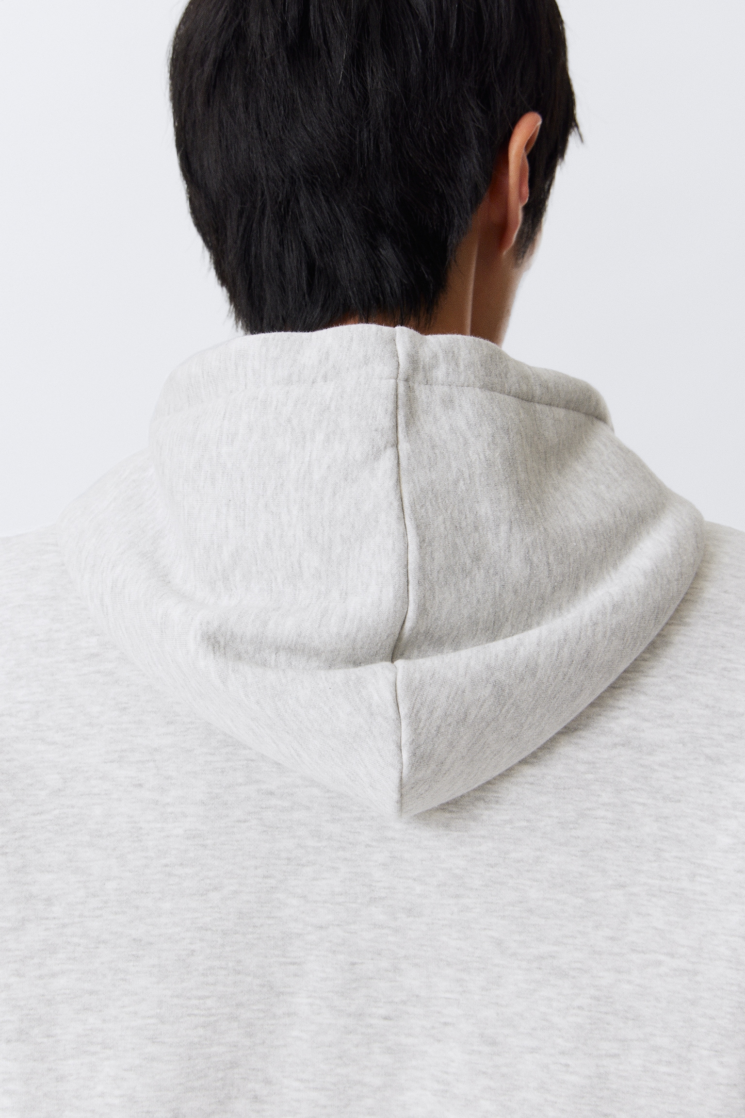 Classic Zip Hoodie - Grey Melange/Black/Navy Blue - 4