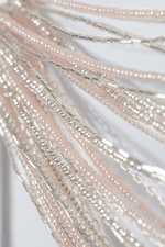 Silver/Pearl - Layered Beaded Belly Chain - 1