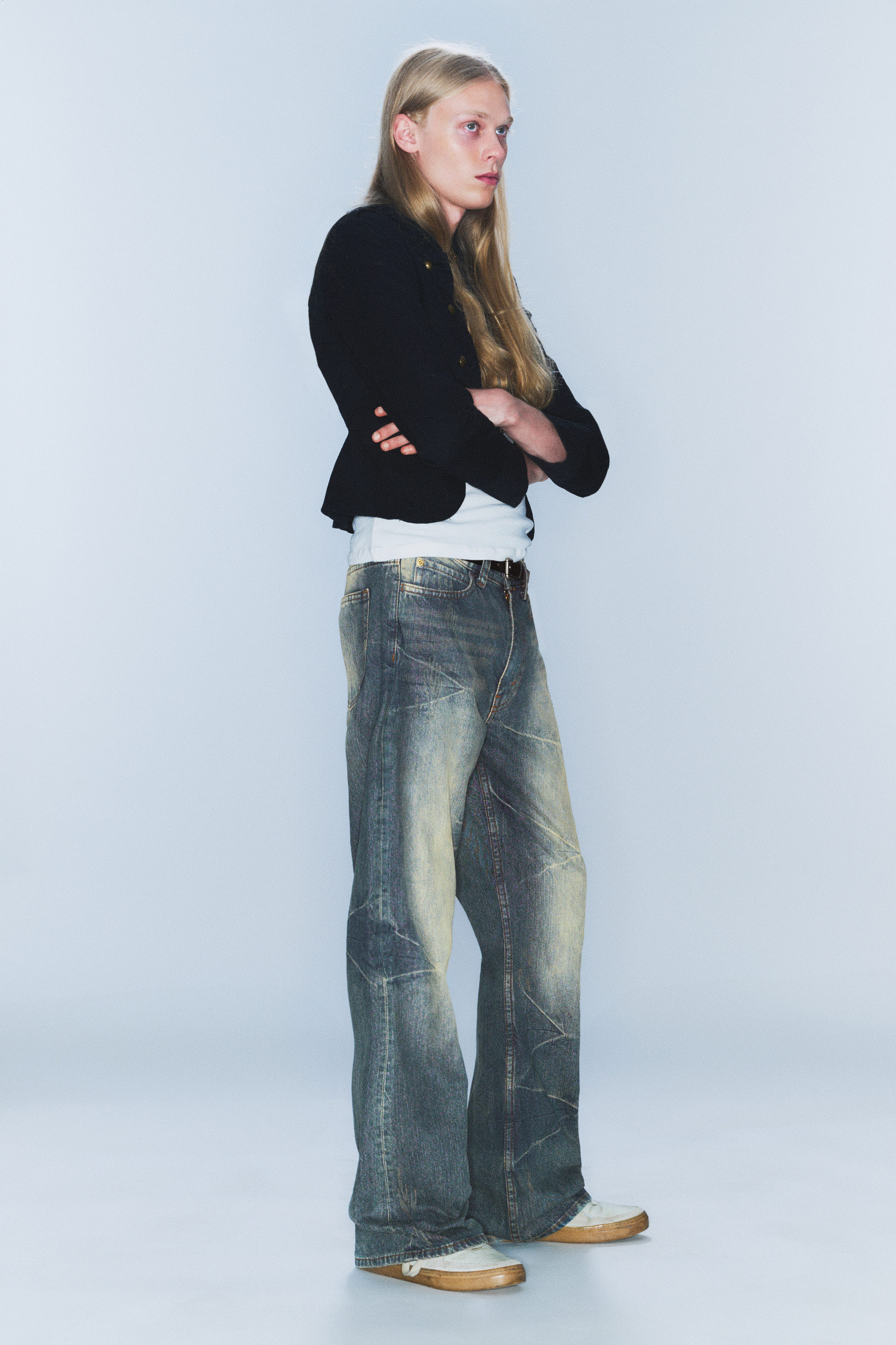 Canyon Blue - Mittelblau - Boo Bootleg – Bootcut-Jeans mit niedriger Taille - 2