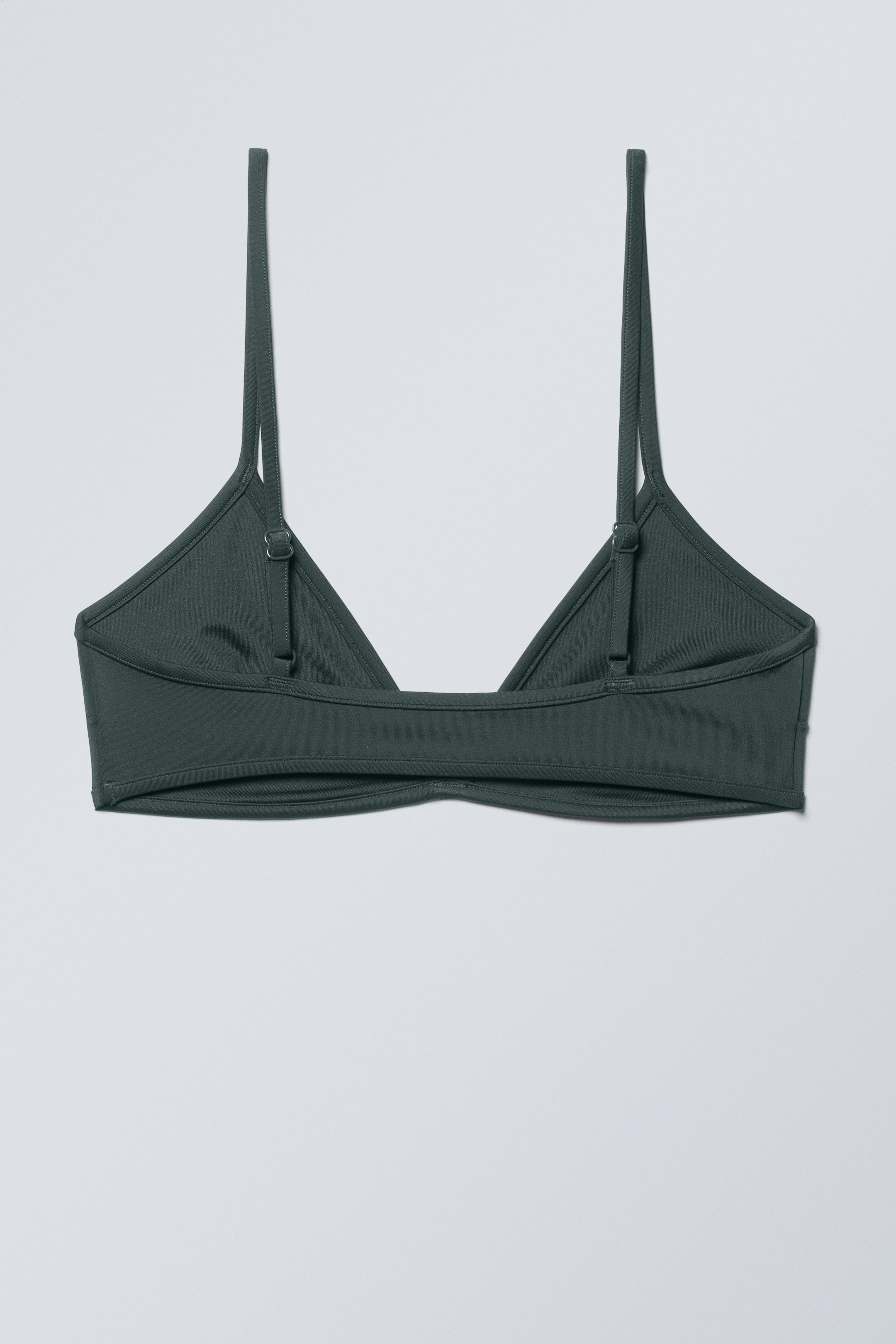Dark Green - Minimal Pullover Bikini Top - 1