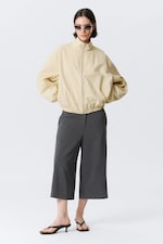 Light Dusty Beige - HANNE H OVERSIZED TRACK JACKET - 0