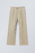 Ecru - Relaxte Leinenhose - 0