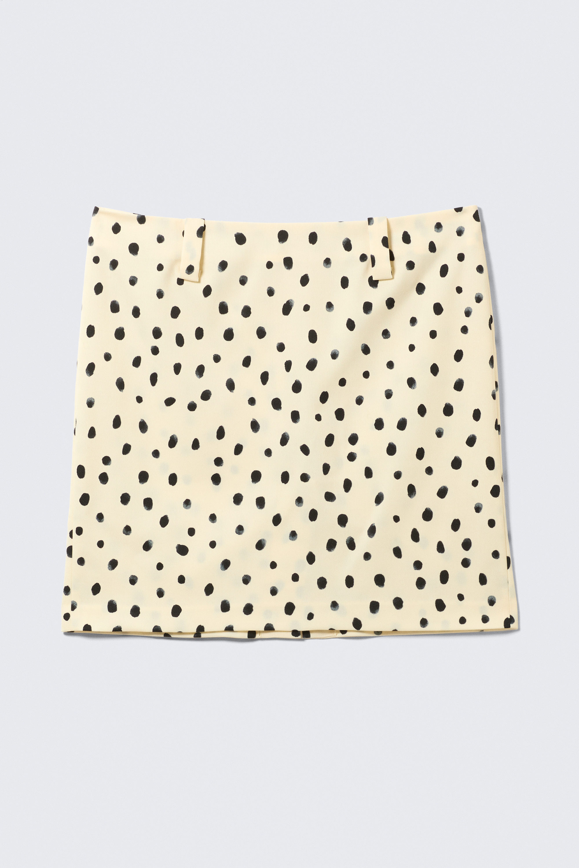 Light Yellow - Dots - Midirok met lage taille - 1