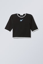 Black w white - Trust Contrast T-shirt - 0