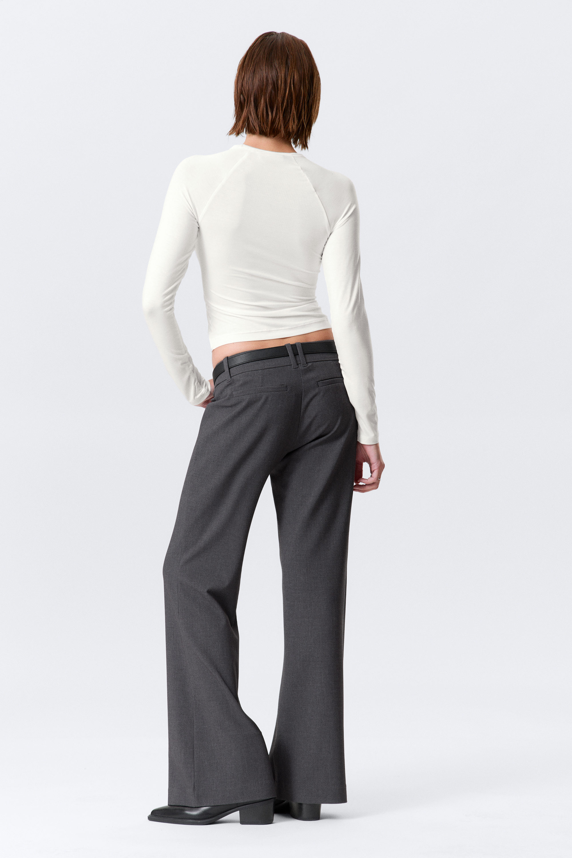 White - Fitted Raglan-Sleeved Top - 5